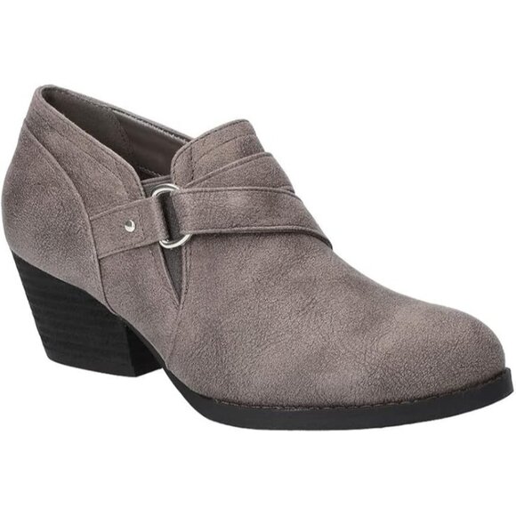 Bella Vita Odette Womens Fashion Boot Block Heel Almond Toe Gray Size 8.5 - Picture 1 of 7